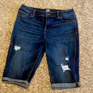 Blue Jean ripped shorts